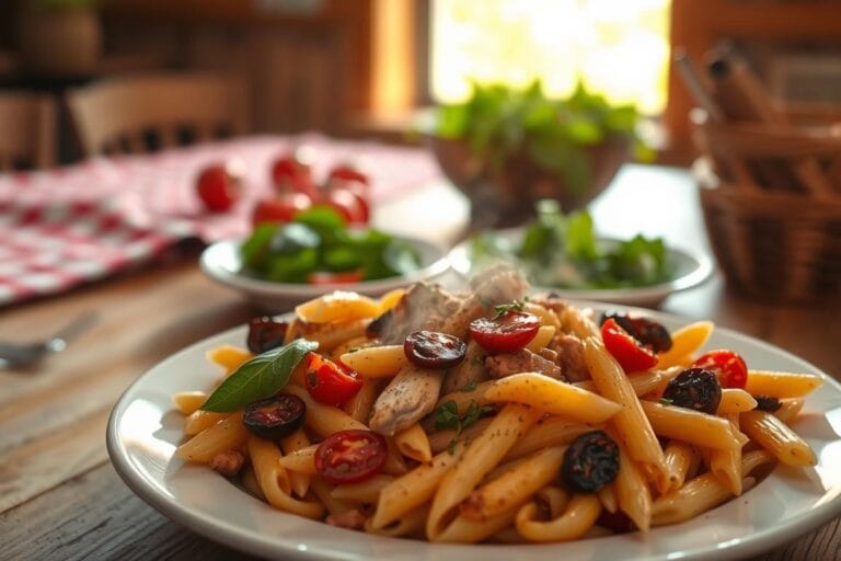 Tuscan Chicken Pasta