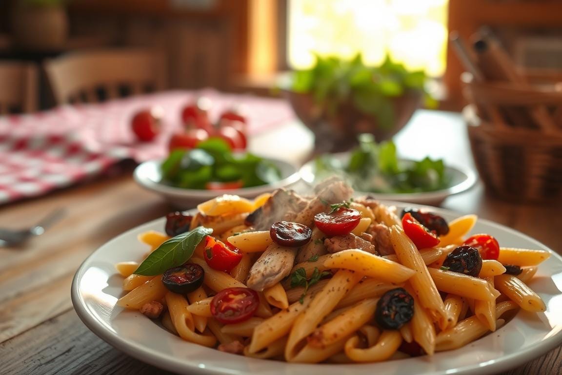 Tuscan Chicken Pasta