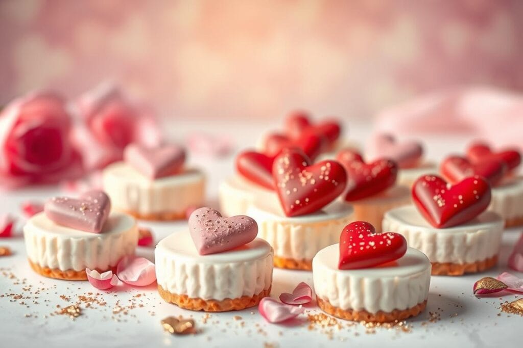 Valentine's Day Heart Cheesecake Decorations Valentine's Day Heart Cheesecake Decorations