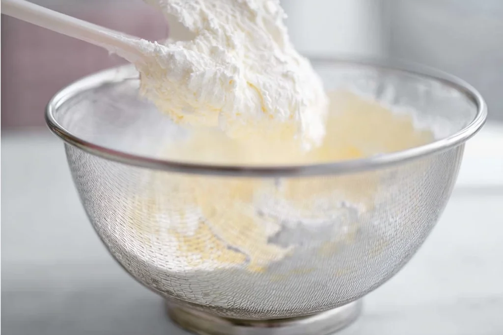 creaming butter and sugar for s’mores cookie dough