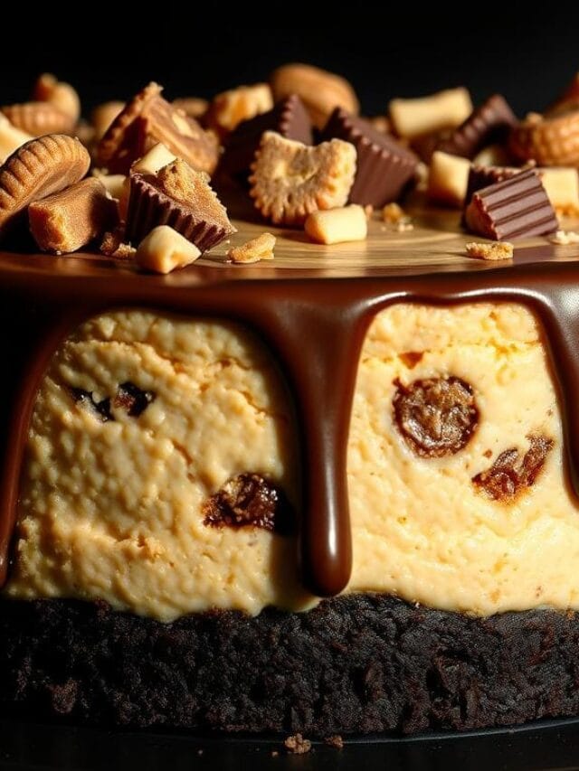 Delightful Peanut Butter Cup Cheesecake for Dessert