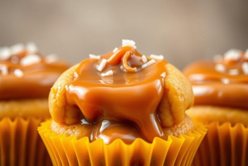 gooey cupcakes caramel dessert gooey cupcakes caramel dessert