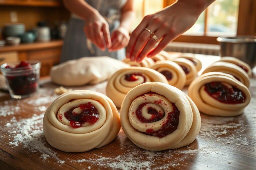 preparation of sweet rolls preparation of sweet rolls
