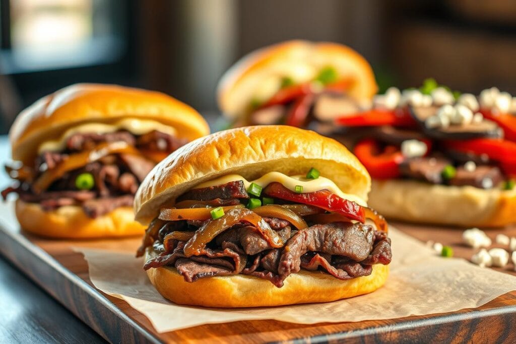 steak bomb sandwich variations