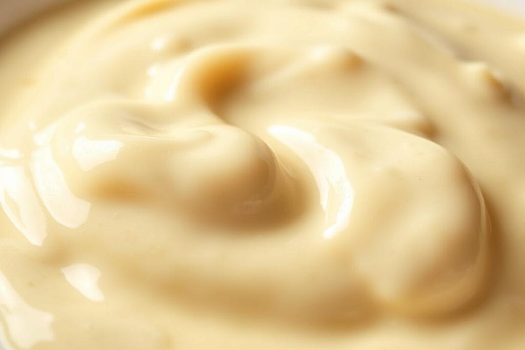 A creamy, thick alfredo sauce glistening with a smooth, velvety texture, its rich, buttery essence captured in a close-up, high-resolution photograph. Illuminated by soft, diffused lighting, the sauce appears to have a luxurious, silky consistency, ready to coat tender pieces of rotisserie chicken. The foreground is sharply in focus, drawing the viewer's attention to the sauce's glossy, almost translucent appearance, while the background is subtly blurred, creating a sense of depth and emphasizing the main subject. The overall mood is one of decadence and culinary indulgence, perfectly aligned with the "Creating the Perfect Homemade Alfredo Sauce" section of the article. A creamy, thick alfredo sauce glistening with a smooth, velvety texture, its rich, buttery essence captured in a close-up, high-resolution photograph. Illuminated by soft, diffused lighting, the sauce appears to have a luxurious, silky consistency, ready to coat tender pieces of rotisserie chicken. The foreground is sharply in focus, drawing the viewer's attention to the sauce's glossy, almost translucent appearance, while the background is subtly blurred, creating a sense of depth and emphasizing the main subject. The overall mood is one of decadence and culinary indulgence, perfectly aligned with the "Creating the Perfect Homemade Alfredo Sauce" section of the article.