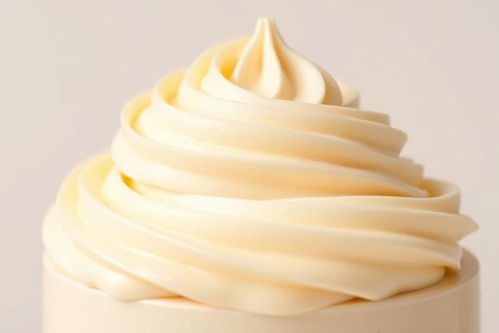 A soft, creamy mound of cream cheese frosting, with a smooth, velvety texture that glistens under warm, diffused lighting. The frosting's surface appears lush and pillowy, inviting a touch, with delicate swirls and peaks that capture the essence of indulgence. The frosting is set against a clean, neutral background, allowing its luxurious appearance to take center stage. The mood is one of elegant simplicity, drawing the viewer's attention to the tantalizing, mouthwatering characteristics of this sumptuous topping. A soft, creamy mound of cream cheese frosting, with a smooth, velvety texture that glistens under warm, diffused lighting. The frosting's surface appears lush and pillowy, inviting a touch, with delicate swirls and peaks that capture the essence of indulgence. The frosting is set against a clean, neutral background, allowing its luxurious appearance to take center stage. The mood is one of elegant simplicity, drawing the viewer's attention to the tantalizing, mouthwatering characteristics of this sumptuous topping.