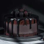 Blackberry Velvet Gothic Cake