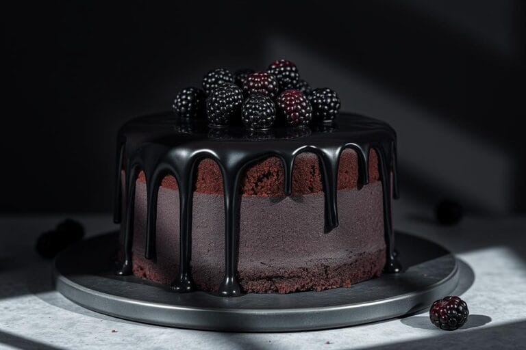 Blackberry Velvet Gothic Cake