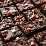 Candy Cane Brownies