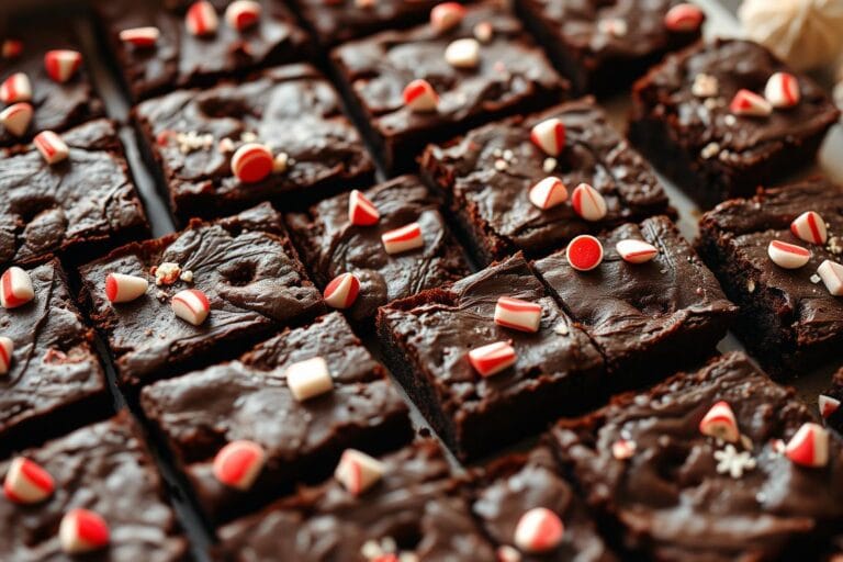 Candy Cane Brownies