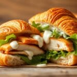 Chicken Caesar Croissant Sandwich