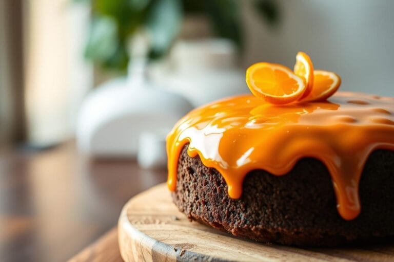 Chocolate Orange Glaze Cake