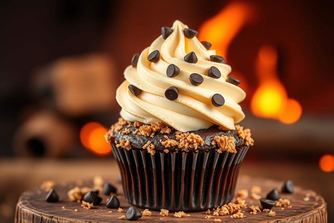 Cinnamon Graham Smore Cupcakes