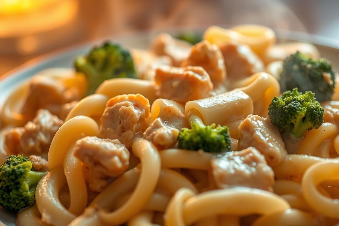 Creamy Broccoli And Chicken Penne