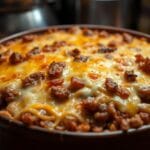 French Onion Ground Beef And Rice Casserole