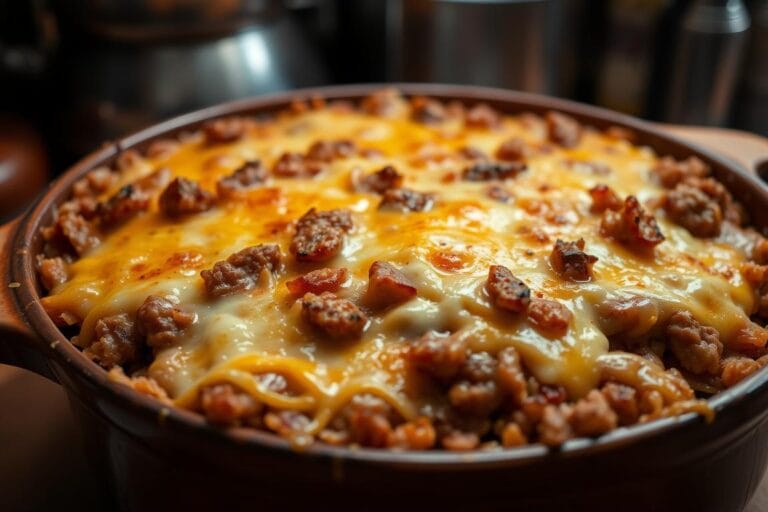 French Onion Ground Beef And Rice Casserole