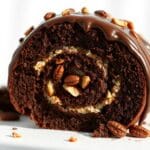 German Chocolate Cake Roll