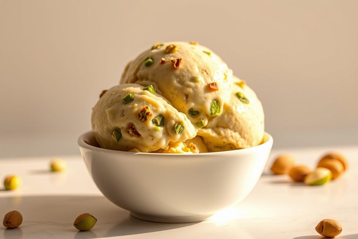 High Protein Pistachio Ice Cream