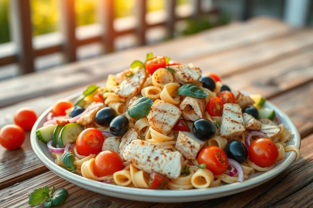 How to make Mediterranean pasta salad