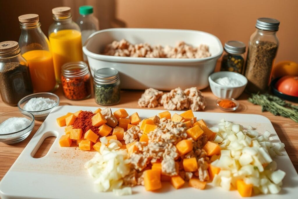 Ingredients for Casserole Ingredients for Casserole