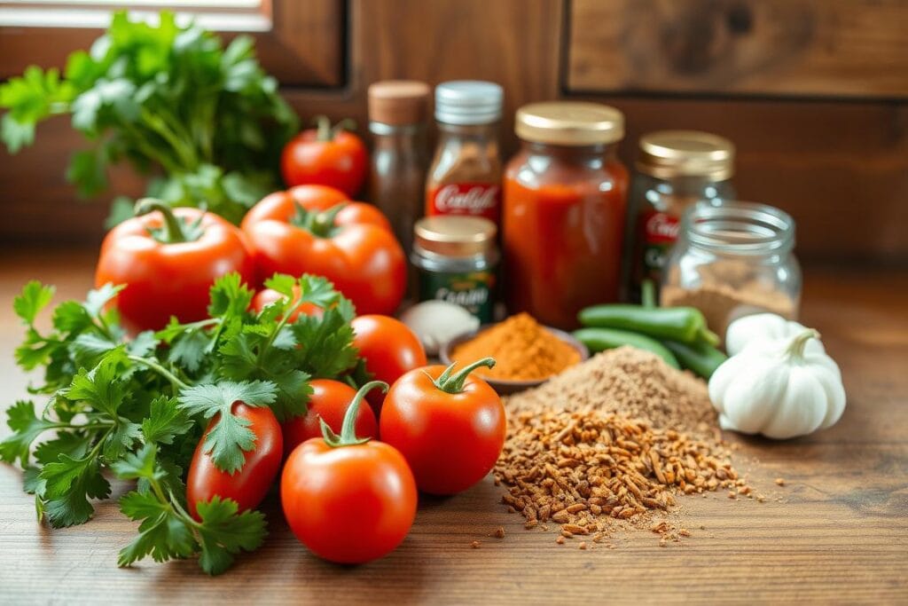 Ingredients for a flavorful meal