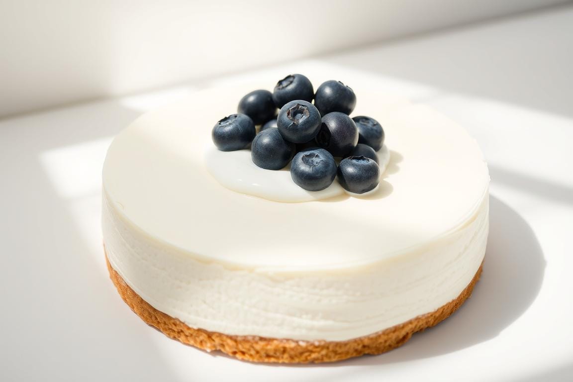 No Bake Blueberry Cheesecake