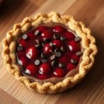No Bake Easy Cherry Chocolate Chip Pie