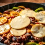 Philly Steak Cheese Skillet