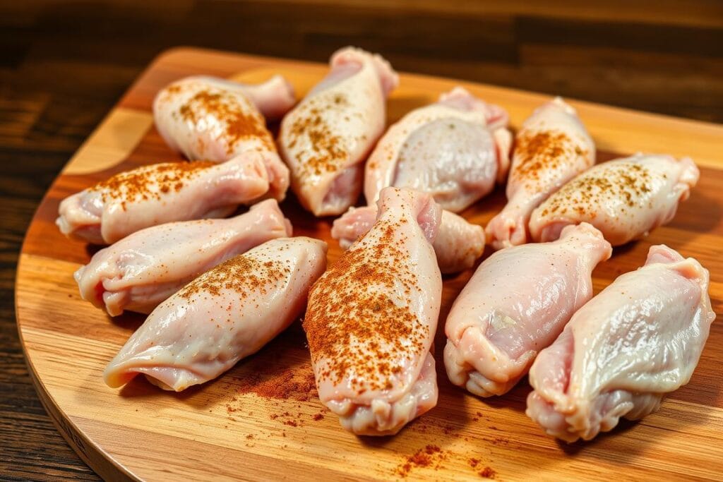 Preparing Chicken Wings Preparing Chicken Wings