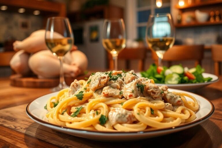 Rotisserie Chicken Alfredo