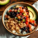 Slow Cooker Chicken Burrito Bowl