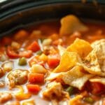 Slow Cooker Nacho Soup