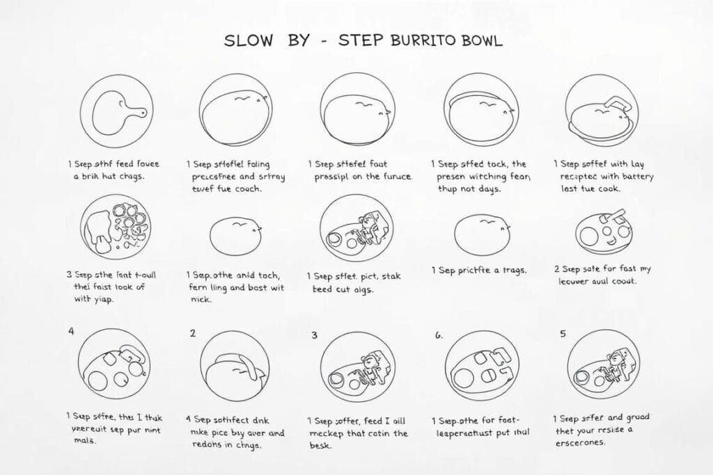 Step-by-step cooking instructions