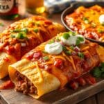 Tex Mex Beef Enchiladas