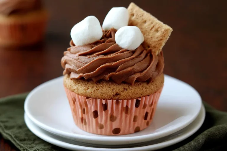 Mohamed Ayad's Cinnamon Graham S’more Cupcakes Recipe