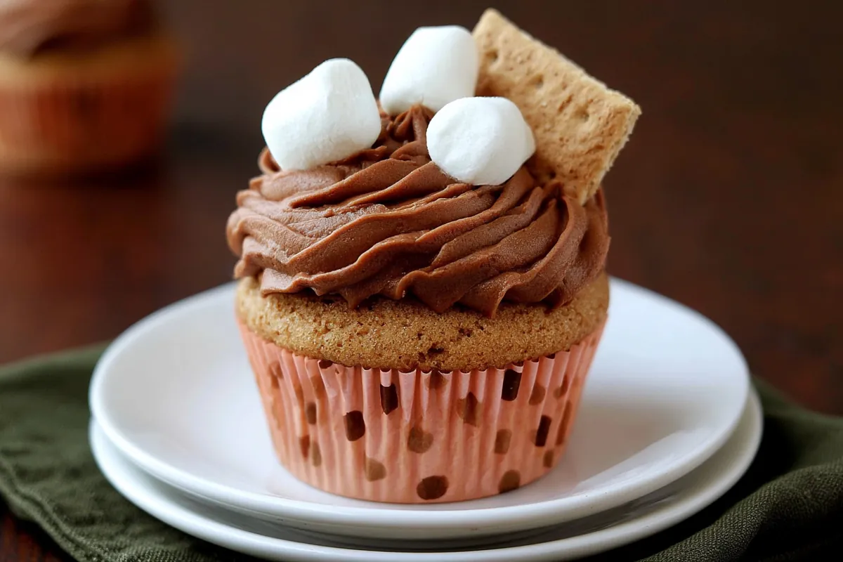 Mohamed Ayad's Cinnamon Graham S’more Cupcakes Recipe