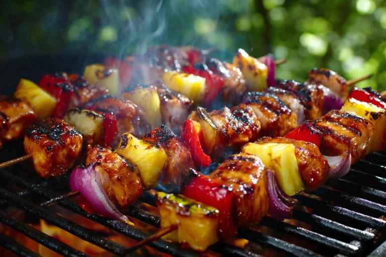 Bbq Pineapple Chicken Kabobs