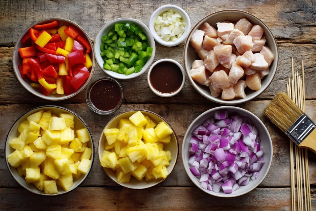 Bbq Pineapple Chicken Kabobs Ingredient