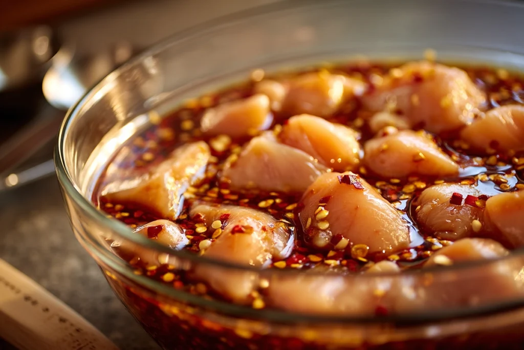 Bbq Pineapple Chicken Kabobs Marination Process – Chicken in BBQ Sauce