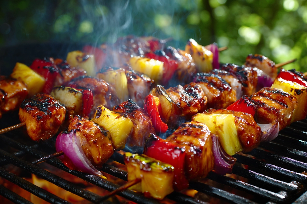 Bbq Pineapple Chicken Kabobs