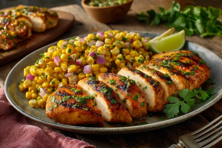 Cilantro Lime Chicken and Corn