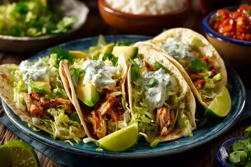 Easy Crockpot Cilantro Lime Chicken Serving Suggestions