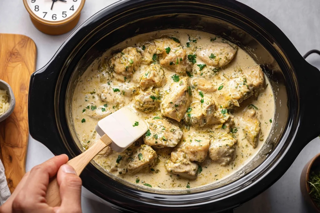 Easy Crockpot Cilantro Lime Chicken Step-by-Step Cooking