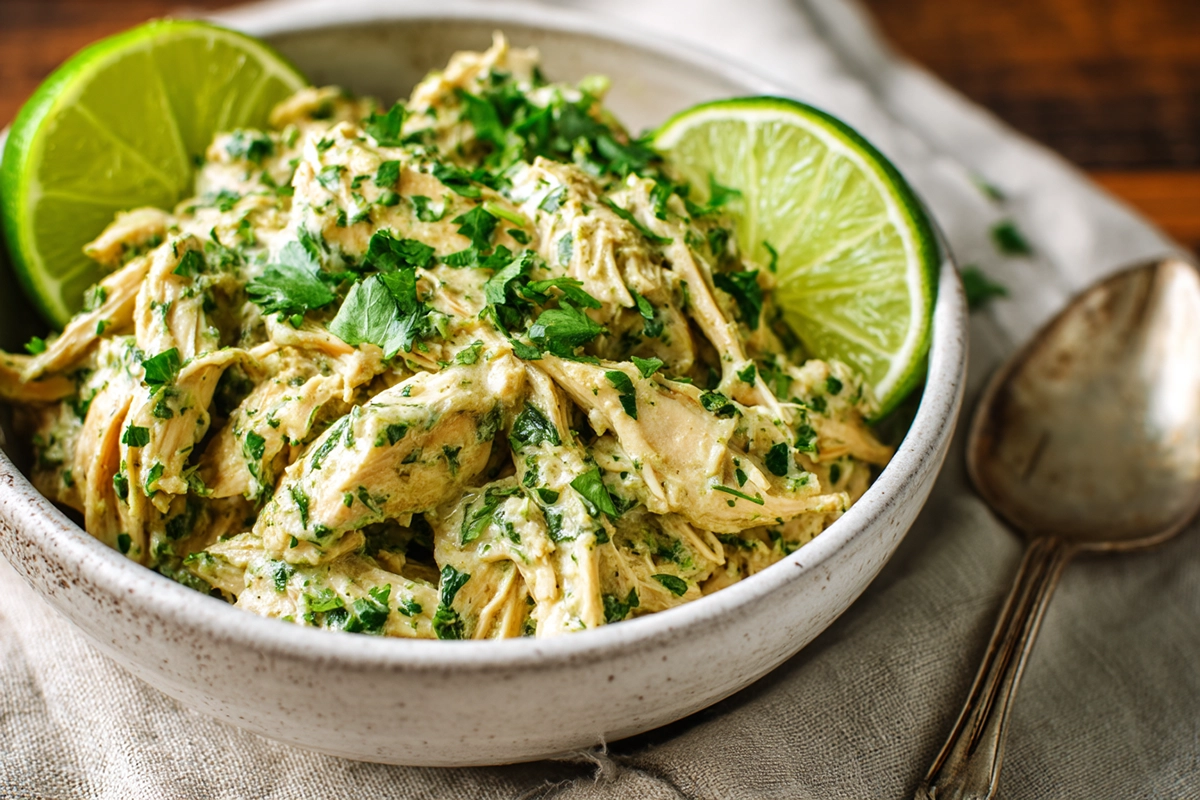Easy Crockpot Cilantro Lime Chicken