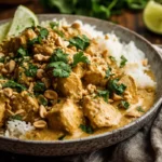 Easy Slow Cooker Satay Chicken