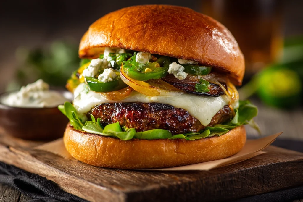 Jalapeno Burgers With Gorgonzola Build a Burger That Hits Every Note