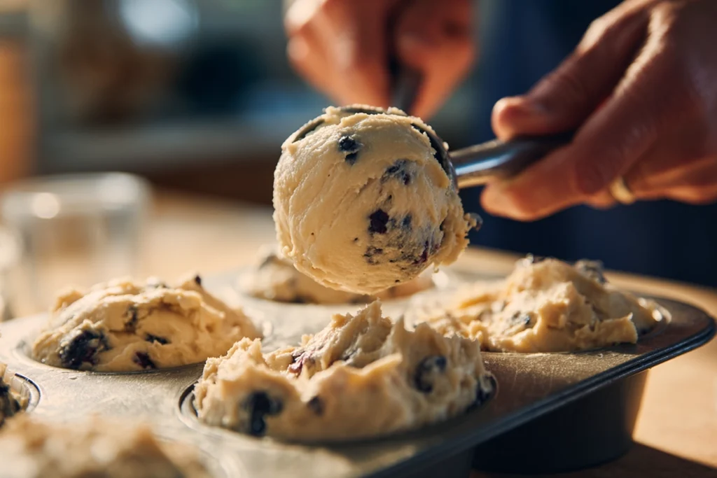 Muffins With Greek Yogurt Step-by-Step Baking Process