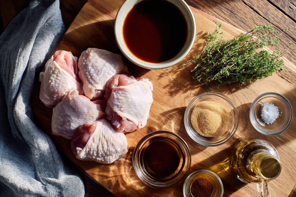 Slow Cooker Bbq Chicken Thighs Ingredients