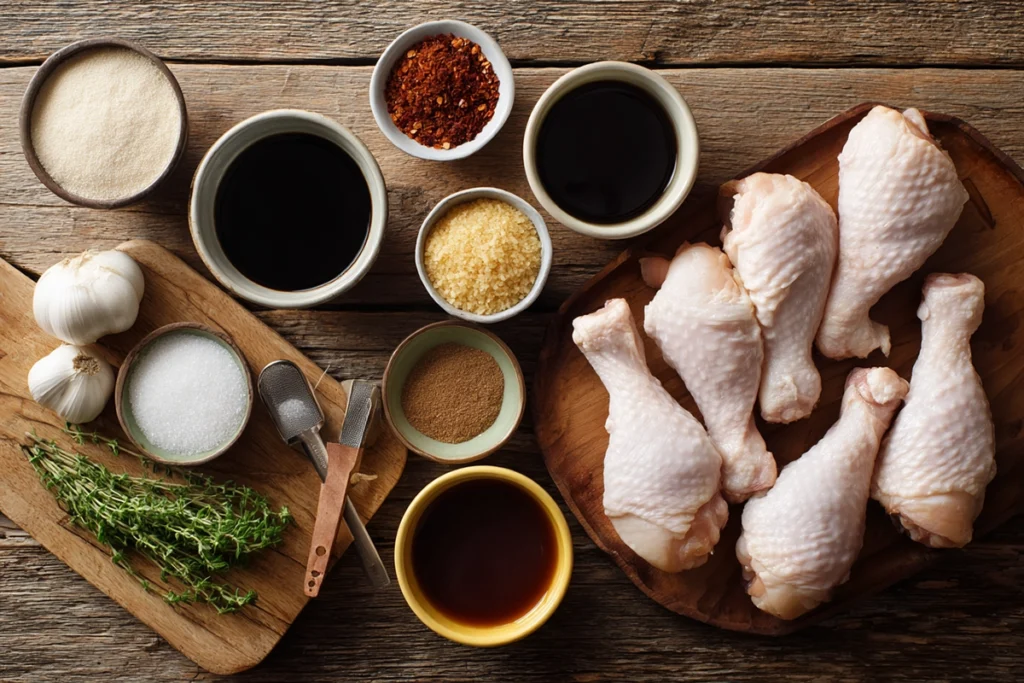 Slow Cooker Drumsticks Ingredients