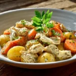 Slow Cooker Ranch Chicken Veggies